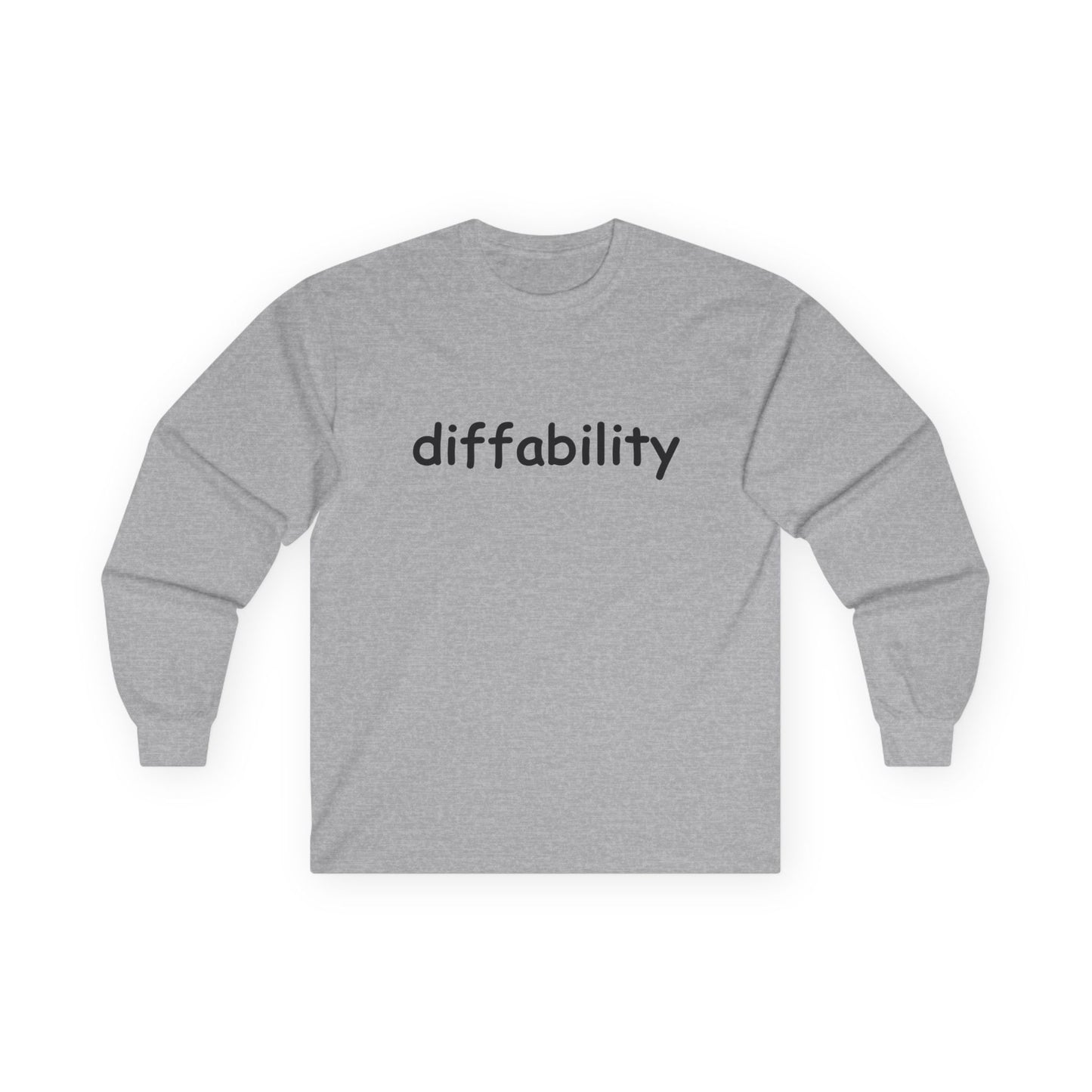 Diffability // Unisex Ultra Cotton Long Sleeve Tee