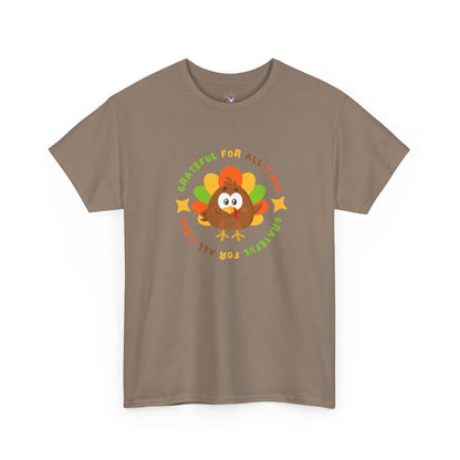 Grateful for All Y'all with Turkey // Unisex Jersey Short Sleeve Tee