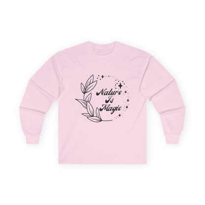Nature is Magic // Unisex Ultra Cotton Long Sleeve Tee - Embrace Nature's Beauty