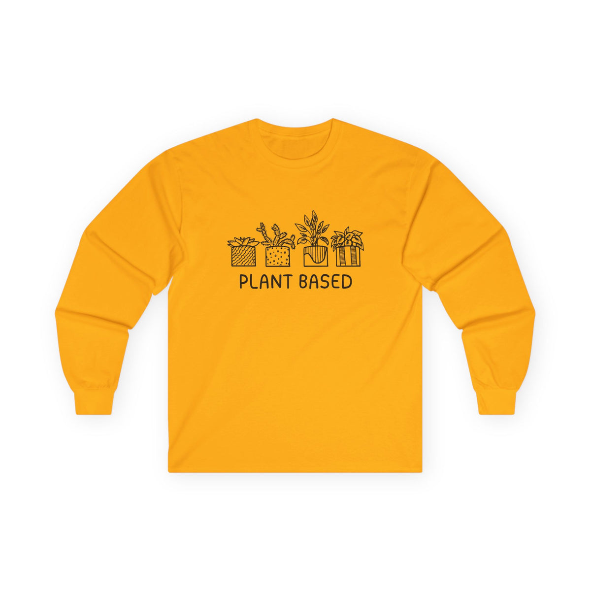 Plant-Based // Long Sleeve Tee - Eco-Friendly Apparel for Garden Lovers