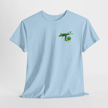Keep Hanging On - Snake // Unisex Heavy Cotton Tee - Positive Message T-Shirt