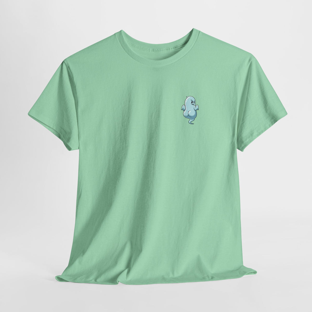 'Power Bottom Autumn' Blue Ghost // Playful Unisex Heavy Cotton Tee