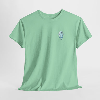 'Power Bottom Autumn' Blue Ghost // Playful Unisex Heavy Cotton Tee
