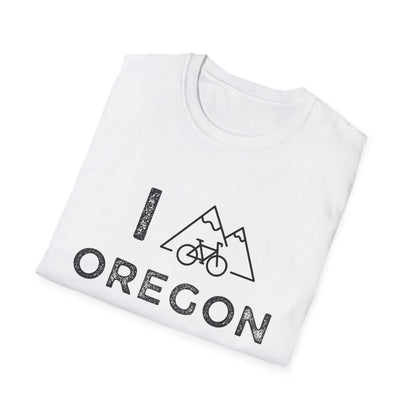 I (Mountain) Bike Oregon // Unisex Softstyle T-Shirt