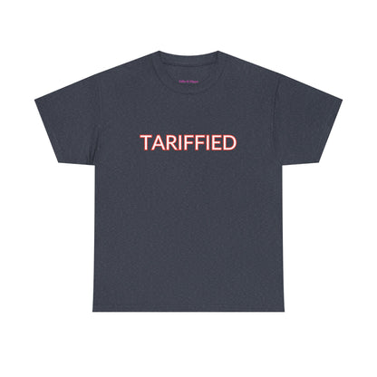 Tarrified // Unisex Heavy Cotton Tee - Scary Economy Statement Shirt