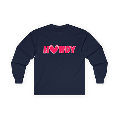 H<3wdy // Heart Long Sleeve Tee – Unisex Ultra Cotton Shirt for Casual Style