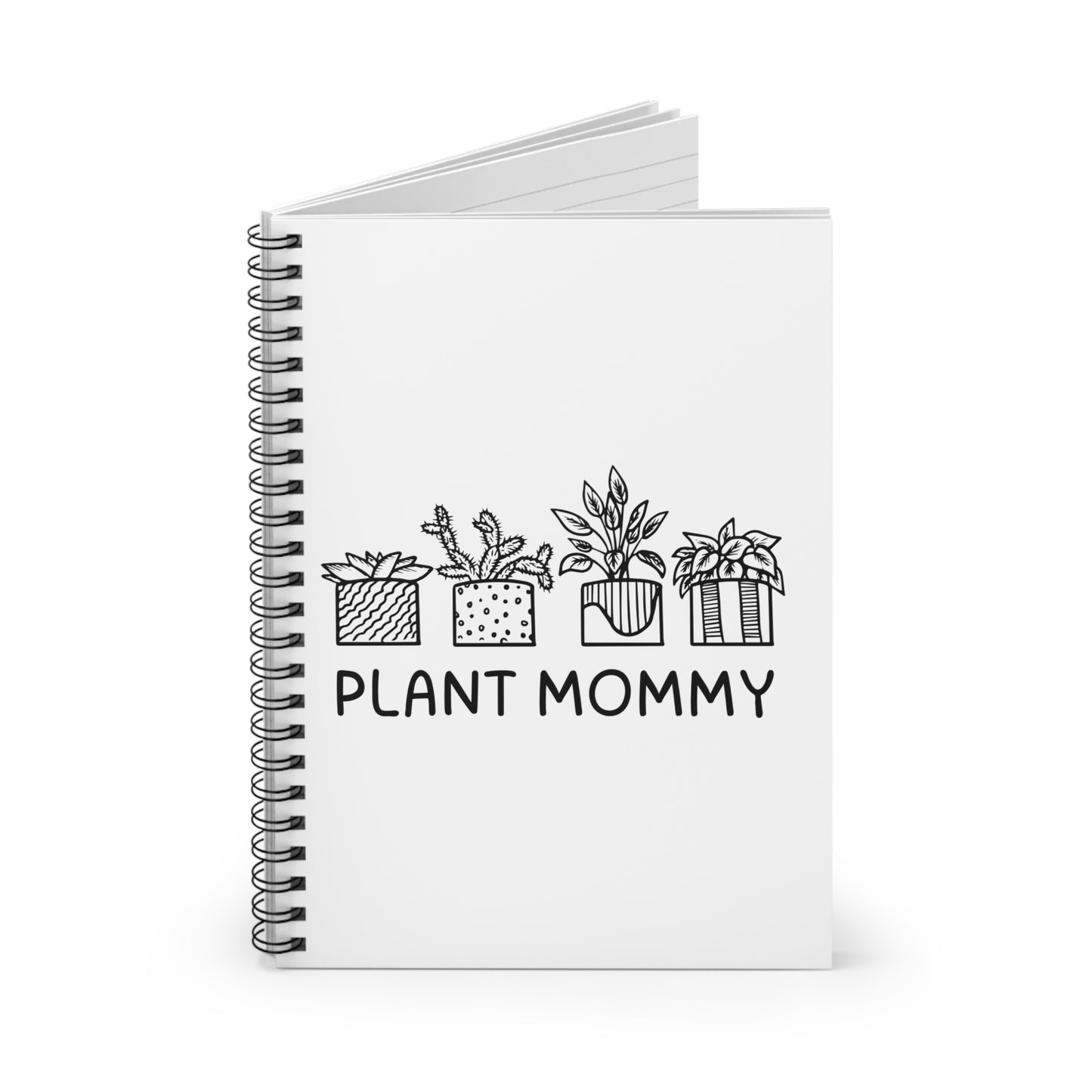 Plant Mommy // Spiral Notebook - Ruled Line