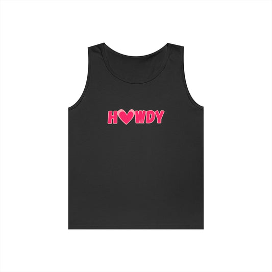 H<3wdy // Unisex Heavy Cotton Tank Top - Trendy Summer Wear for Fun and Relaxation