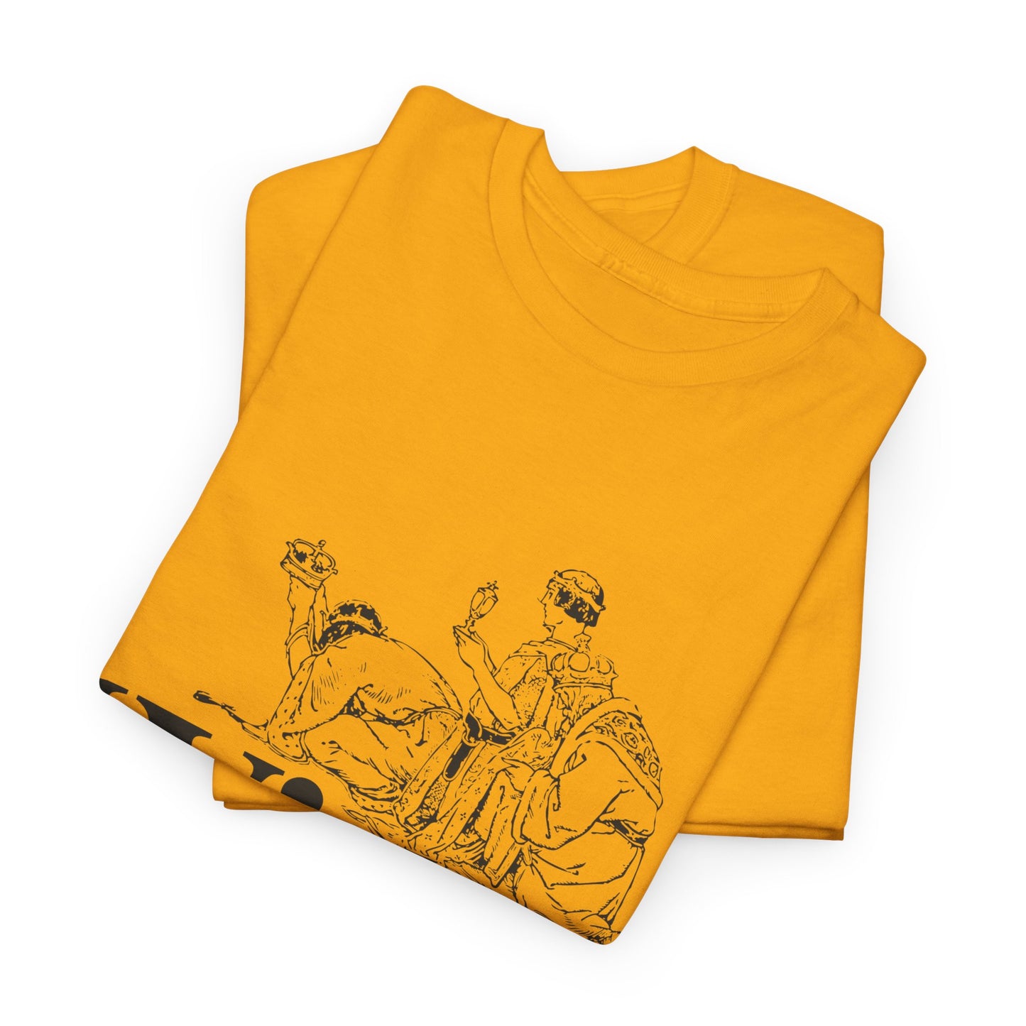 Wise Guys Unisex Heavy Cotton Tee - Stylish Graphic Tee for Casual Wear