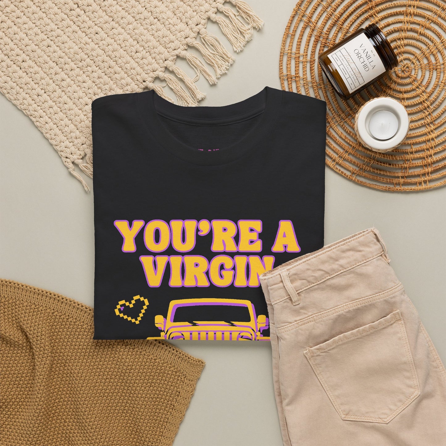 You're a Virgin Who Can't Drive // Unisex Heavy Cotton Tee