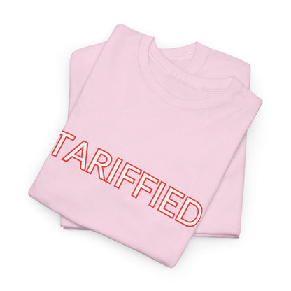 Tarrified // Unisex Heavy Cotton Tee - Scary Economy Statement Shirt