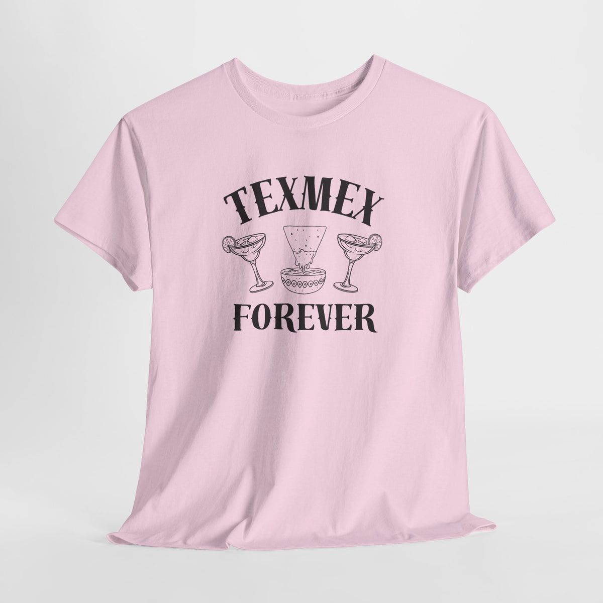 Tex-Mex Forever - Ritas & Queso // Unisex Heavy Cotton Tee - Fun Casual T-Shirt for Food Lovers