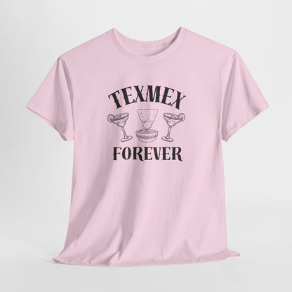 Tex-Mex Forever - Ritas & Queso // Unisex Heavy Cotton Tee - Fun Casual T-Shirt for Food Lovers