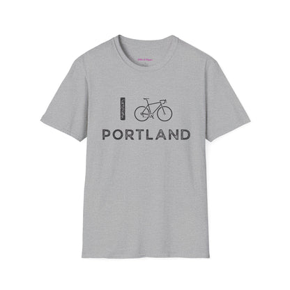 I (Road) Bike Portland // Unisex Softstyle T-Shirt