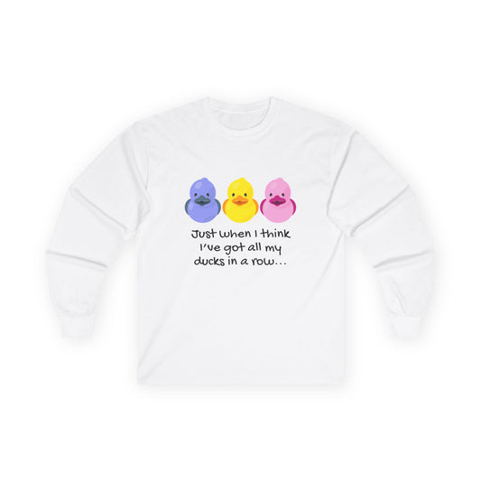 Ducks in a Row // Unisex Ultra Cotton Long Sleeve Tee