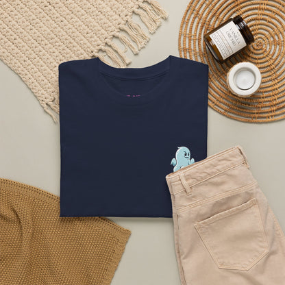 'Power Bottom Autumn' Blue Ghost // Playful Unisex Heavy Cotton Tee