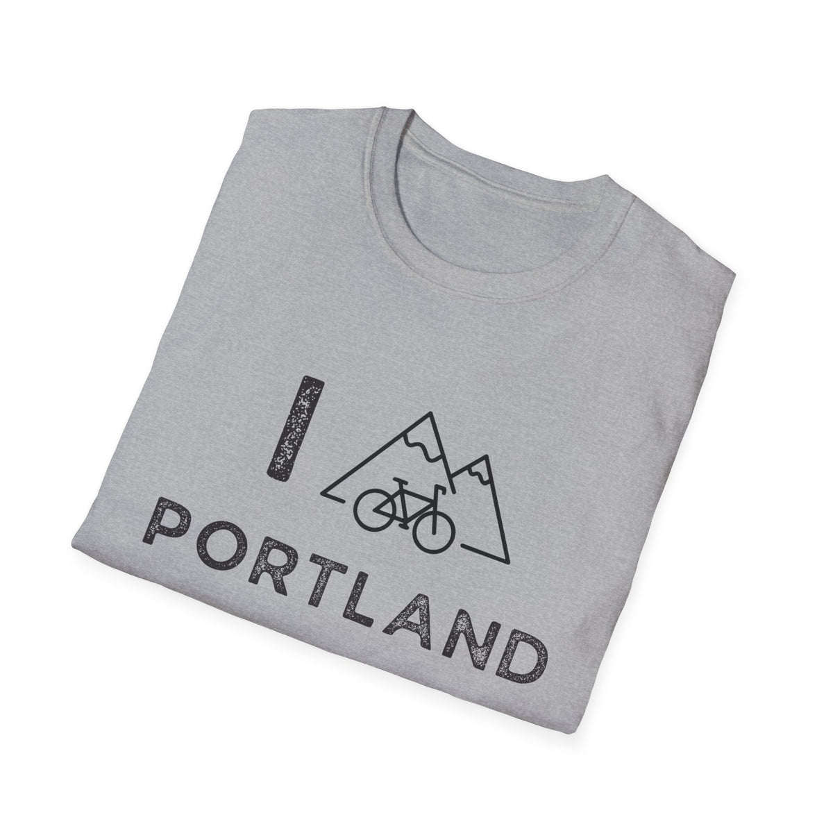 I (Mountain) Bike Portland // Unisex Softstyle T-Shirt
