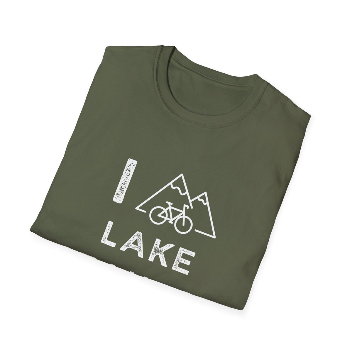 I (Mountain) Bike Lake Tahoe // Unisex Softstyle T-Shirt