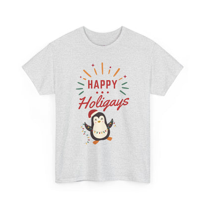 Happy Holigay Penguin Unisex Heavy Cotton Tee