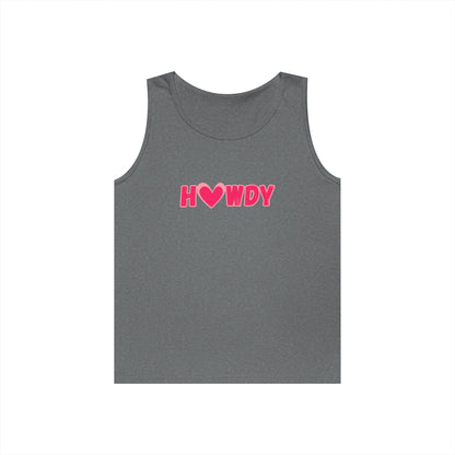 H<3wdy // Unisex Heavy Cotton Tank Top - Trendy Summer Wear for Fun and Relaxation