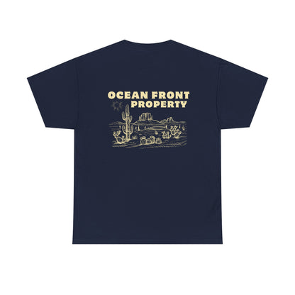 Ocean Front Property - Double-sided // Unisex Heavy Cotton Tee