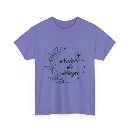Nature is Magic // Unisex Heavy Cotton Tee - Nature-Themed Casual Wear