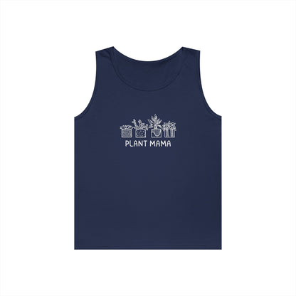 Plant Mama // Unisex Heavy Cotton Tank Top - Perfect for Garden Lovers