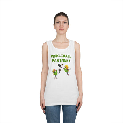 Pickleball Partners 3 // Unisex Heavy Cotton Tank Top