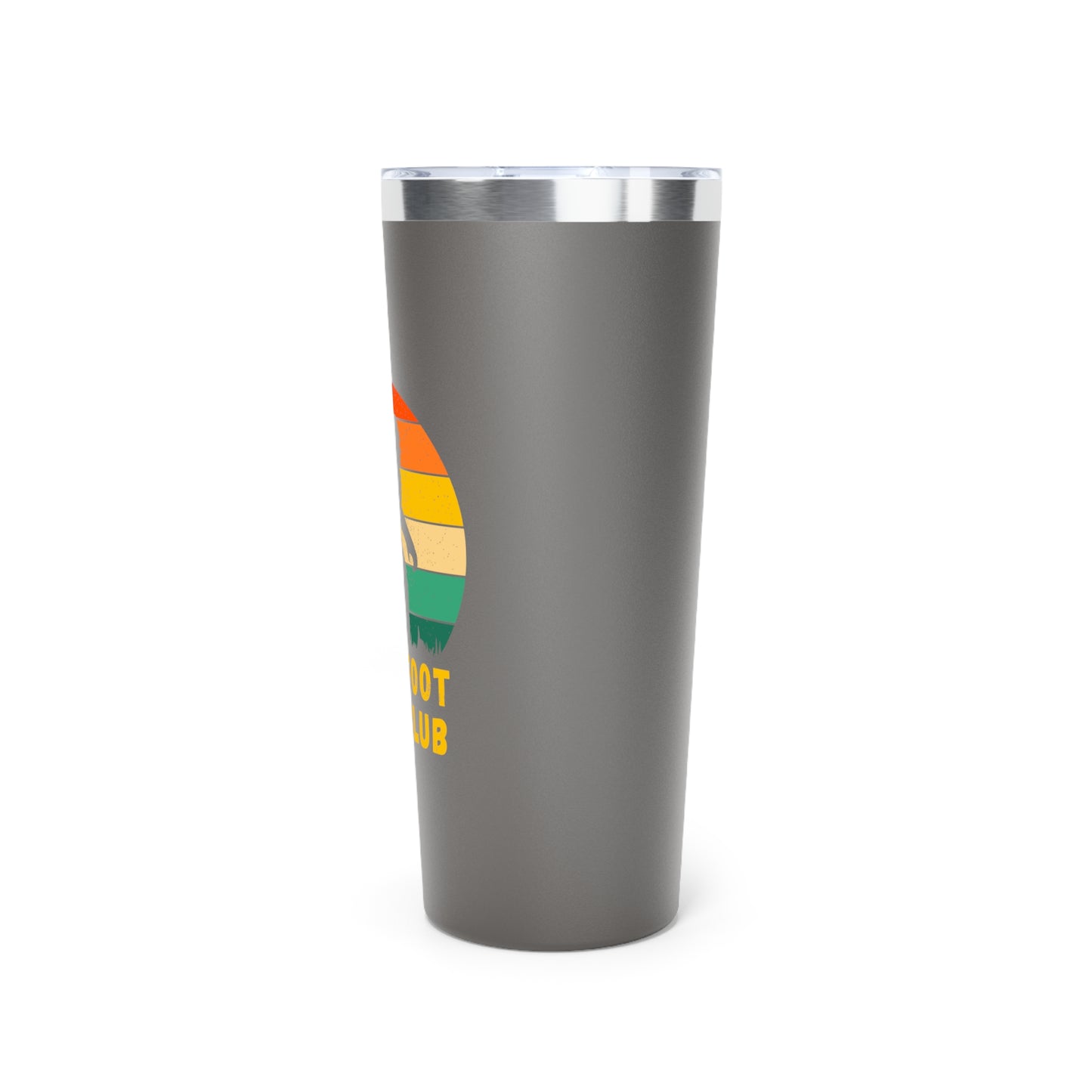 Barefoot Run Club // Copper Vacuum Insulated Tumbler, 22oz - Blue Text
