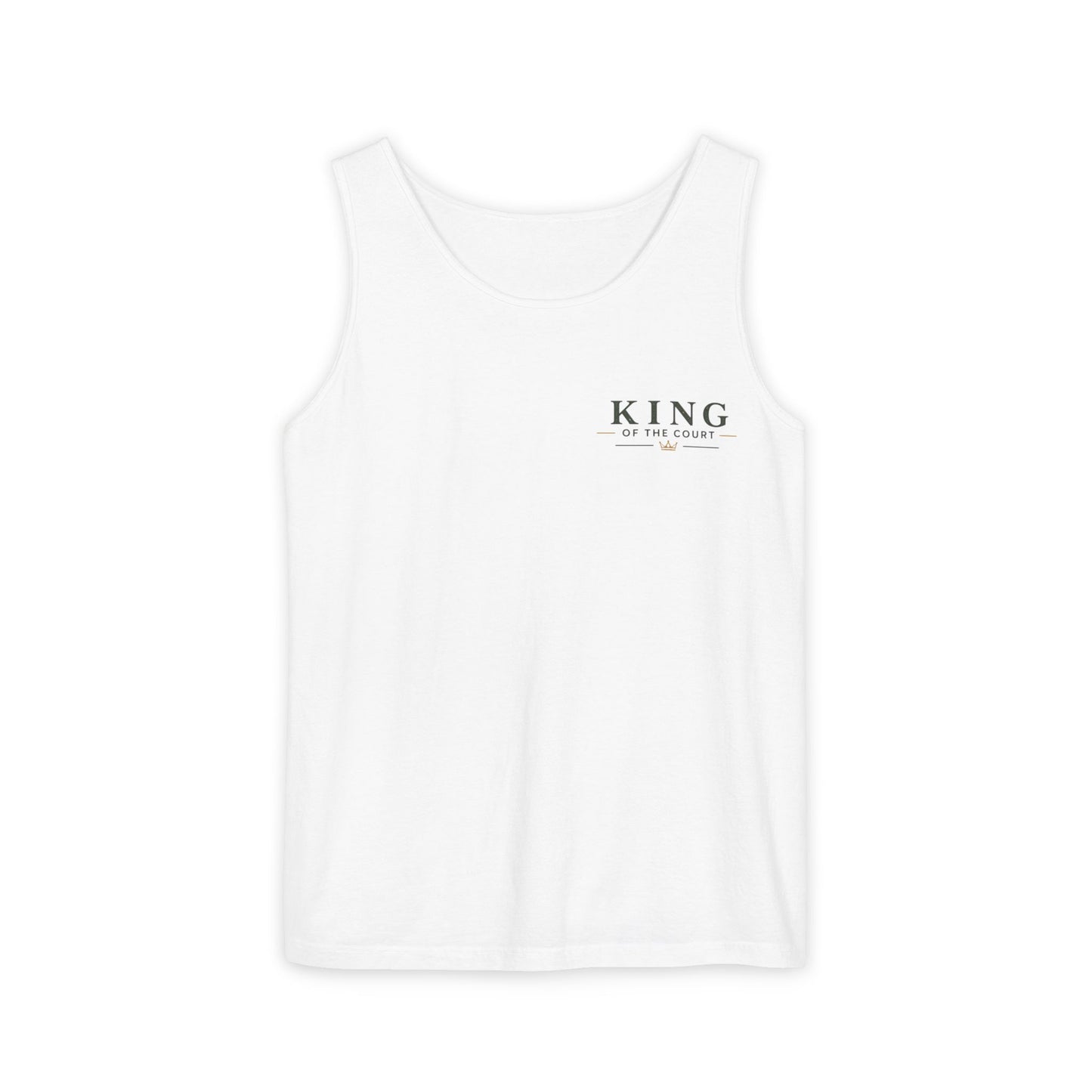Tennis - King of the Court - Vintage Playing Card - Tank Top — Graphic Tank