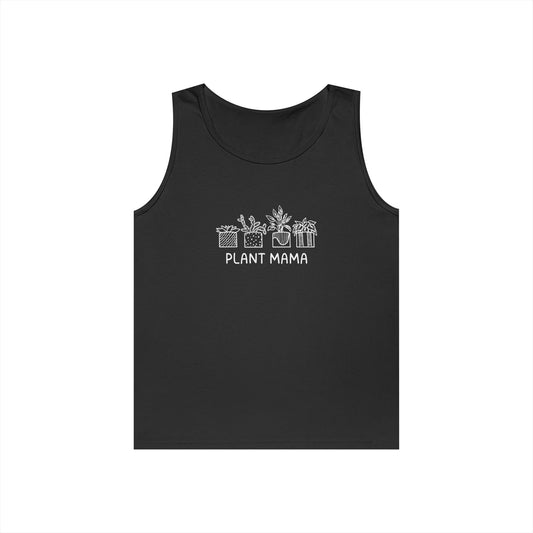 Plant Mama // Unisex Heavy Cotton Tank Top - Perfect for Garden Lovers