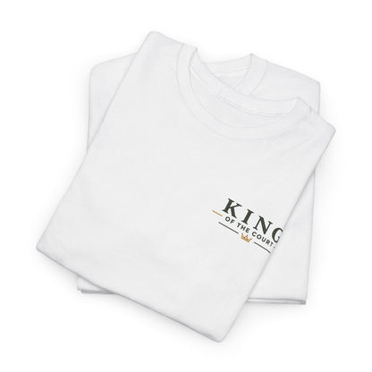 Tennis - King of the Court Card Tee — Sleeve Print Vintage Playing Card Graphic T-Shirt