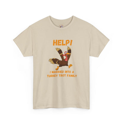 Help! I Married into a Turkey Trot Family // Unisex Jersey Short Sleeve Tee