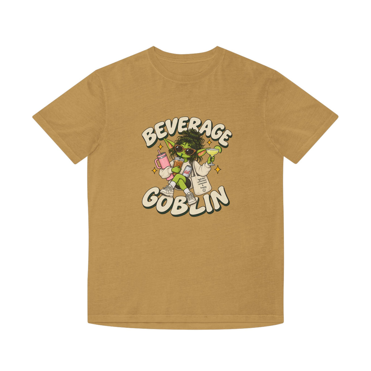 Beverage Goblin T-Shirt — Cute Retro Drink Lover Tee