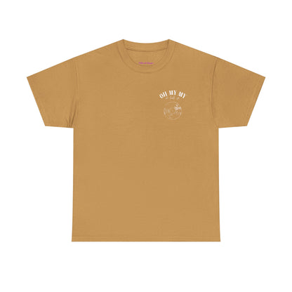 Oh My My Vintage Vinyl Graphic - Pocket Placement // Unisex Heavy Cotton Tee - Perfect for Music Lovers