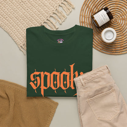 Spooky Unisex Heavy Cotton Tee, Halloween Shirt, Cute Fall T-Shirt, Casual Wear, Gift for Friends, Seasonal Apparel