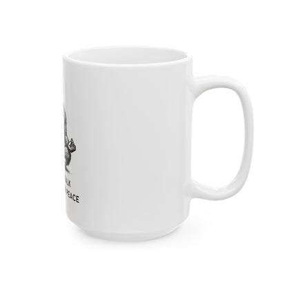 Let Them Talk, Protect Your Peace // Ceramic Mug, (11oz, 15oz)