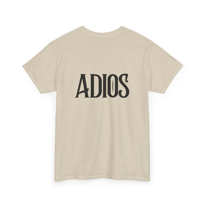 Howdy & Adios  // Unisex Heavy Cotton Tee - Casual Statement Shirt