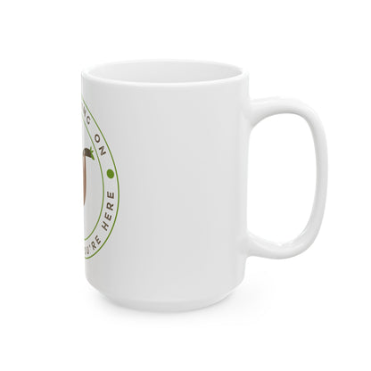 Keep Hanging On Sloth // Ceramic Mug, (11oz, 15oz)