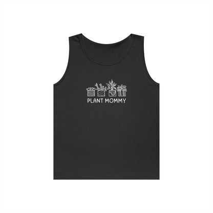 Plant Mommy // Unisex Heavy Cotton Tank Top - Perfect Gift for Plant Lovers