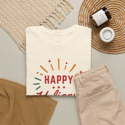Happy Holigay Penguin Unisex Heavy Cotton Tee