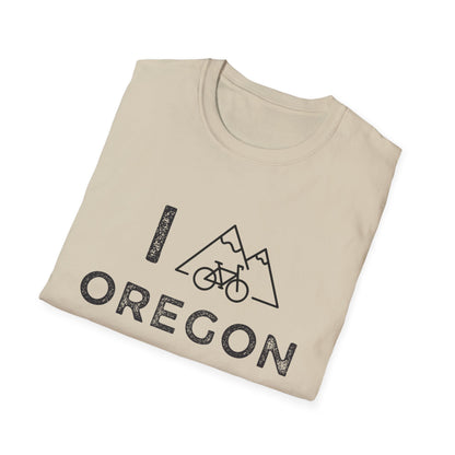 I (Mountain) Bike Oregon // Unisex Softstyle T-Shirt
