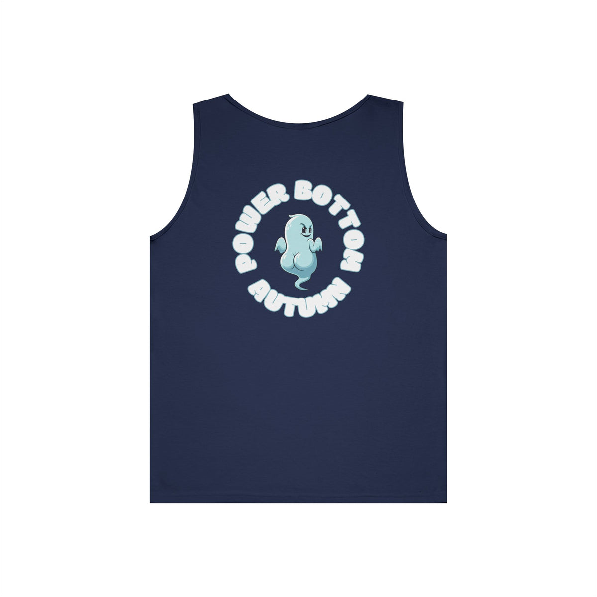Power Bottom Autumn- Blue Ghost // Playful Tank Top for Unisex