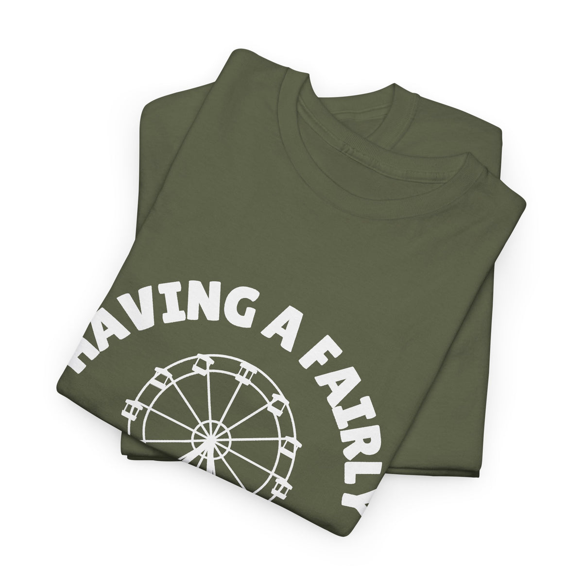 Having A Fairly Good Time // Ferris Wheel Good Time Punny Unisex Heavy Cotton Tee