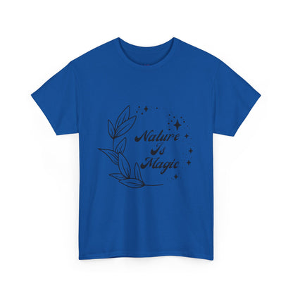 Nature is Magic // Unisex Heavy Cotton Tee - Nature-Themed Casual Wear