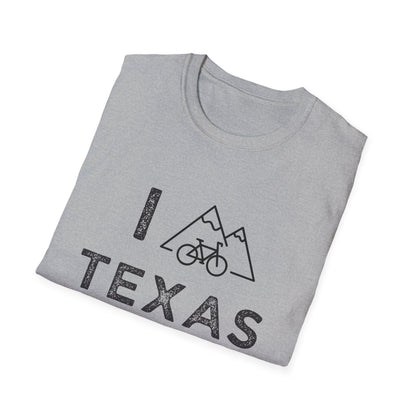 I (Mountain) Bike Texas // Unisex Softstyle T-Shirt