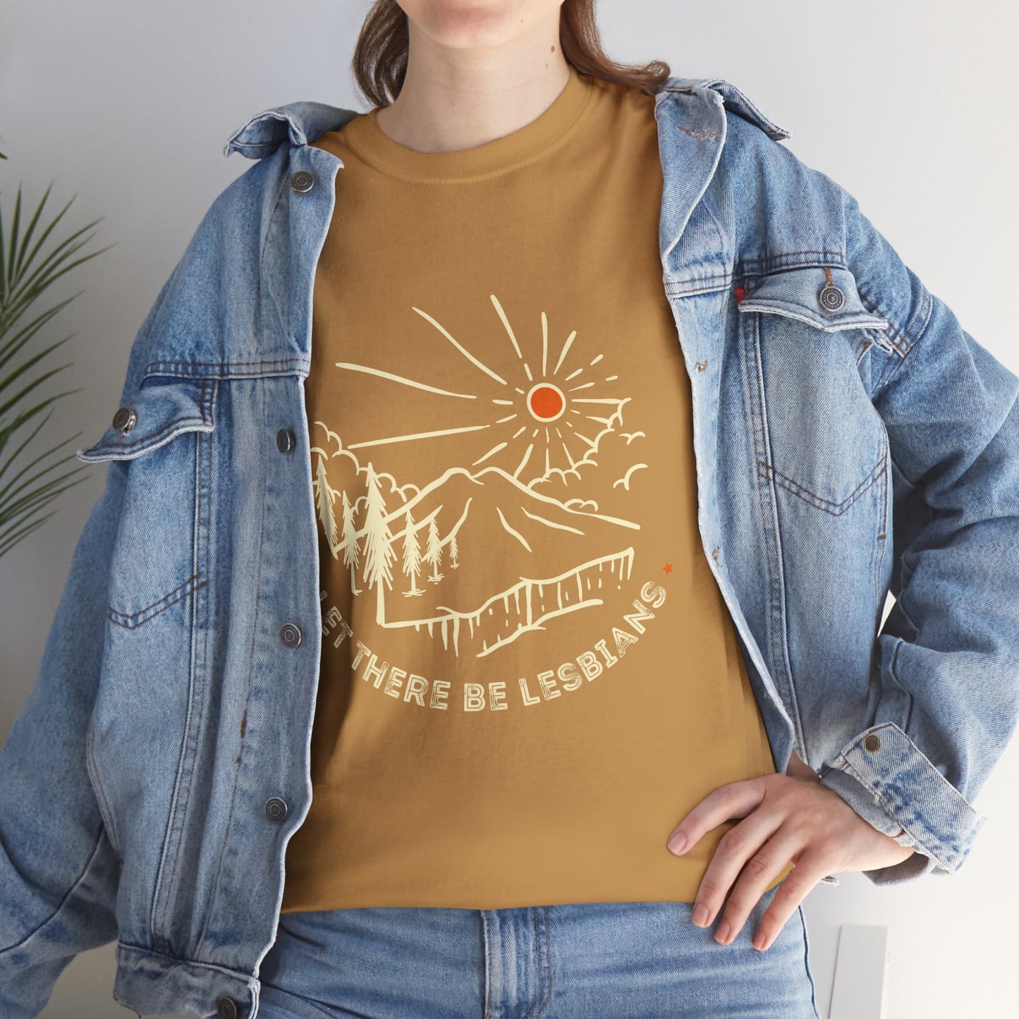 Let There Be Lesbians // Unisex Heavy Cotton Tee - Pride Fashion Statement T-Shirt