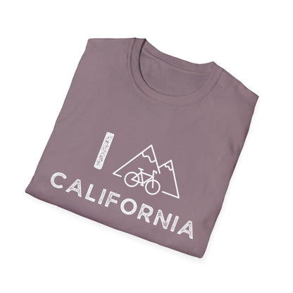I (Mountain) Bike California // Unisex Softstyle T-Shirt