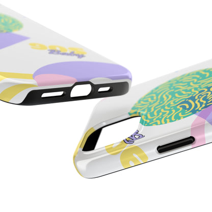 Pastel 90s Baby and Shapes // iPhone Case
