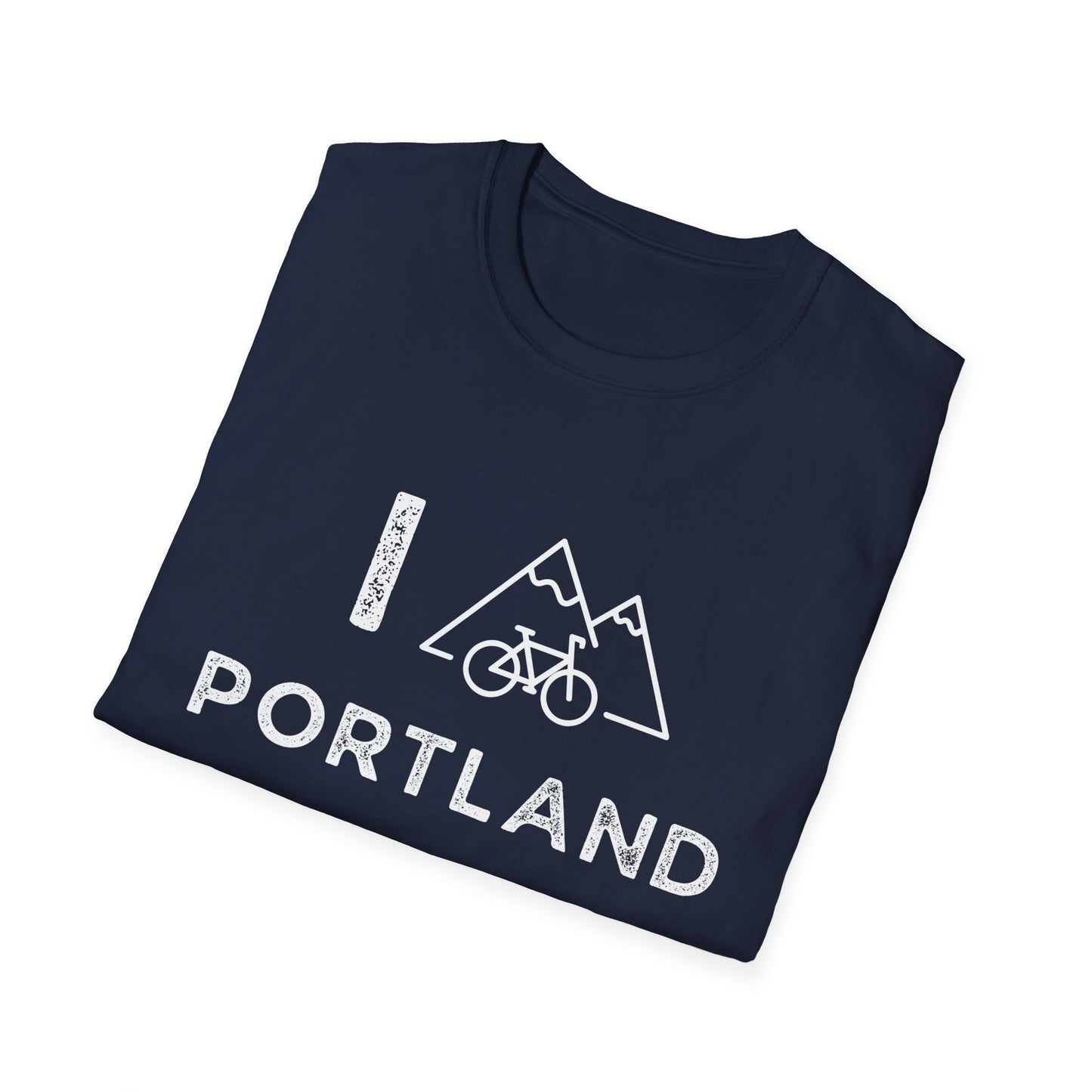 I (Mountain) Bike Portland // Unisex Softstyle T-Shirt
